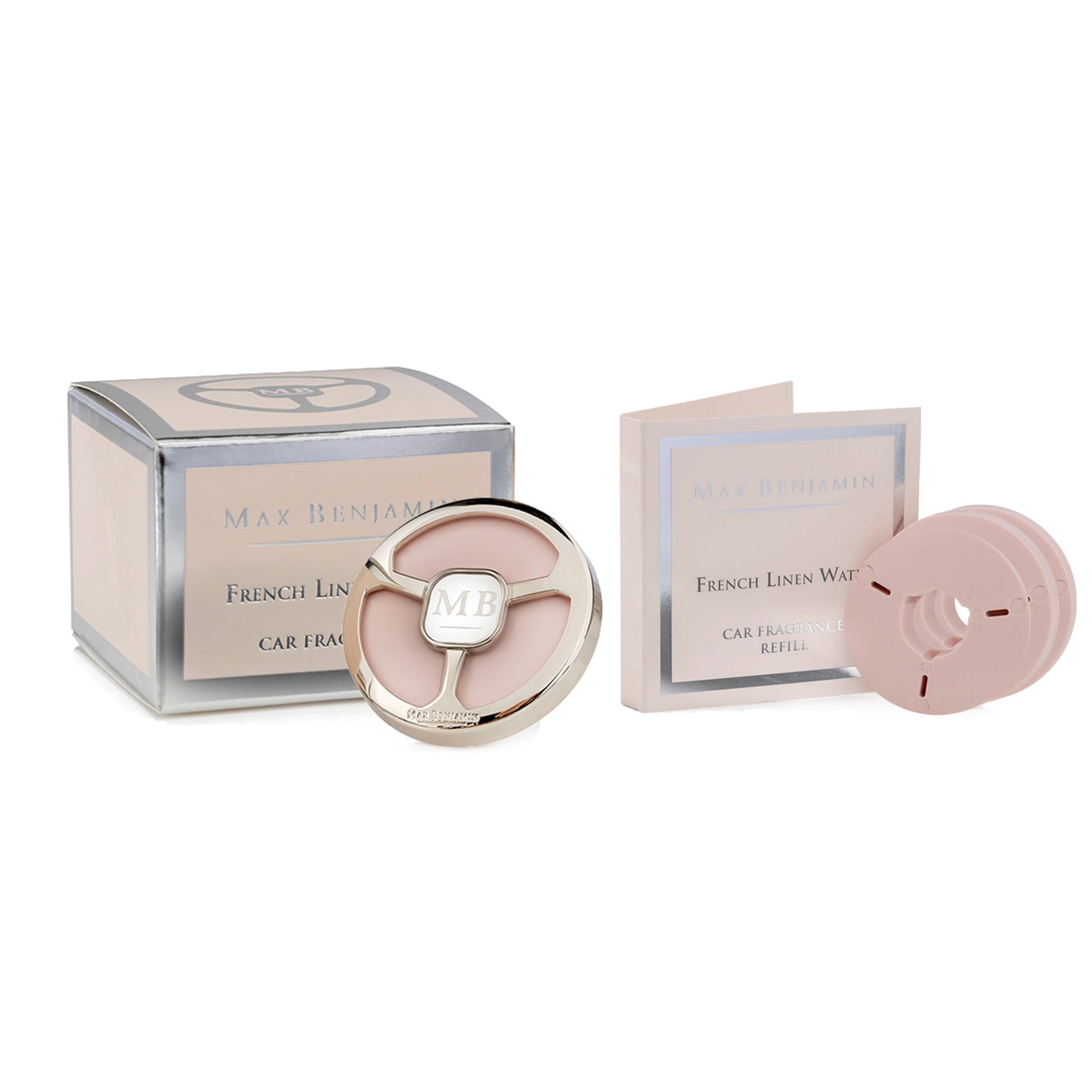 French Linen Water Car Gift Set Dispenser Refills Perfume