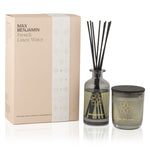 French Linen Water Candle & Diffuser Gift Set