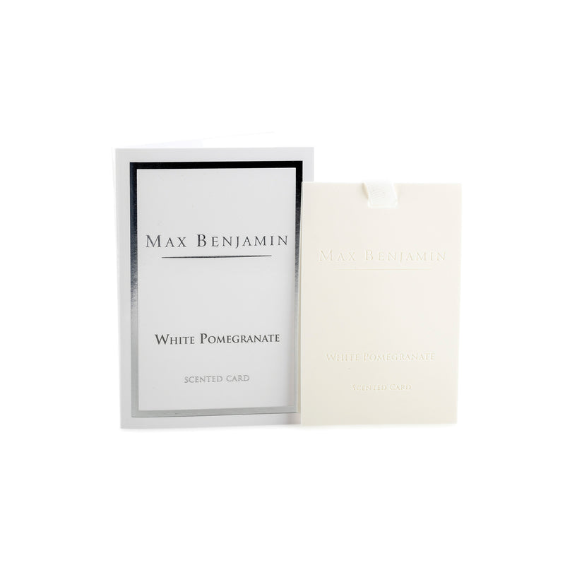 White Pomegranate Scented Cards